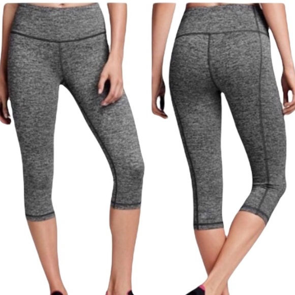 Victoria's Secret Pants - VSX Knockout Capri Heathered space Gray XS legging